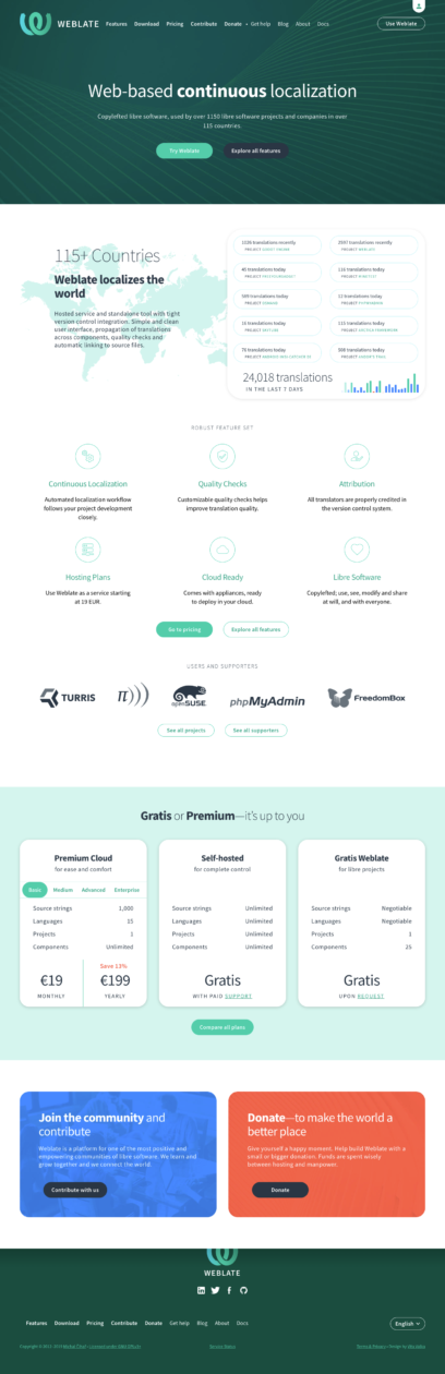 Weblate Continuous Translation